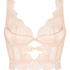 Non-Padded Underwired Longline Bra Sylvia, Beige