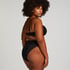 Scallop Rio Bikini Bottoms, Black