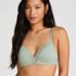 Lola Padded Non-Wired Bra, Green