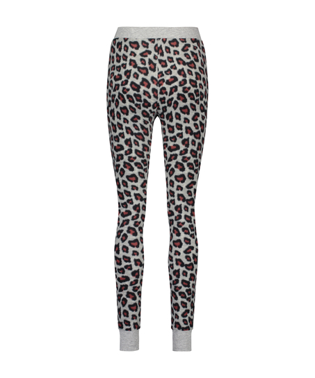 Micro Fleece Leggings, Gray