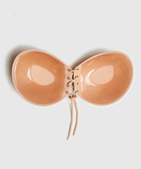 Adhesive Push-Up Bra, Beige
