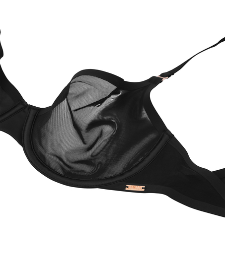 Essential non-padded underwired bra, Black