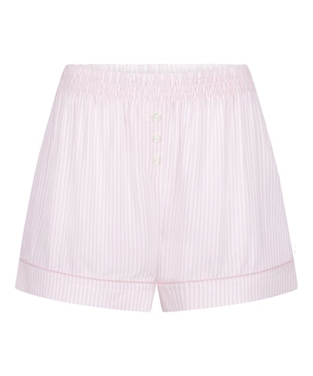 Pyjama Woven Shorts, Pink