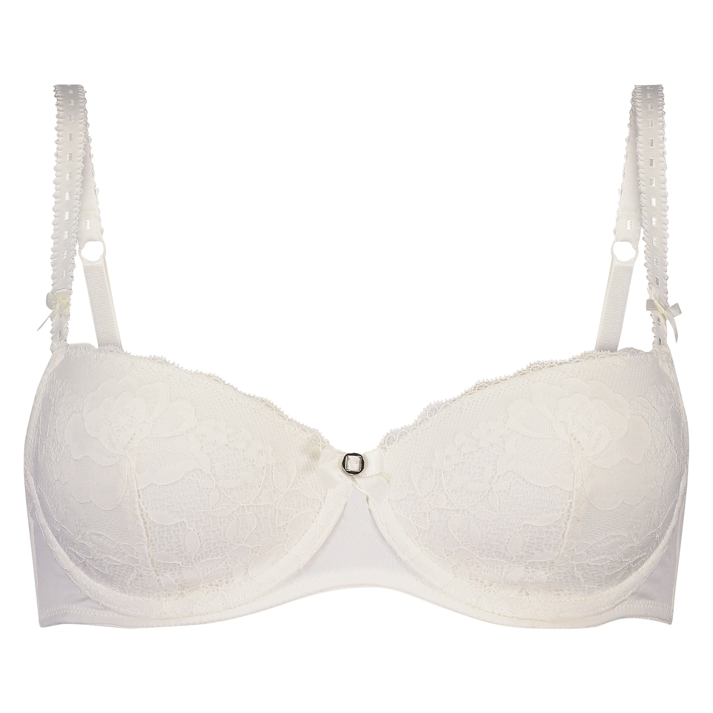Maya Padded Underwired Bra, White