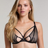 Rhys Non-Padded Underwired Bra, Black