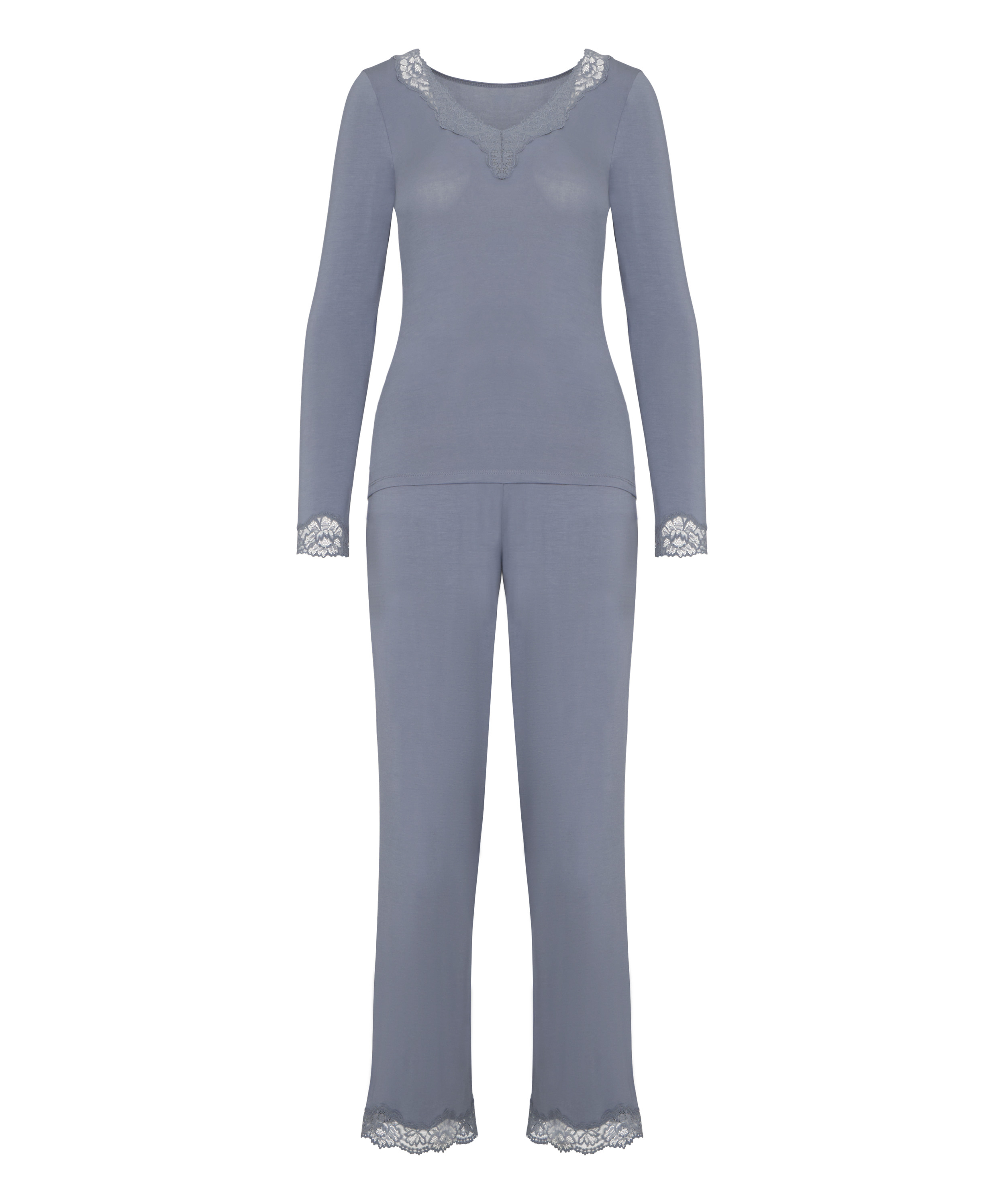 Pajama Set, Gray, main