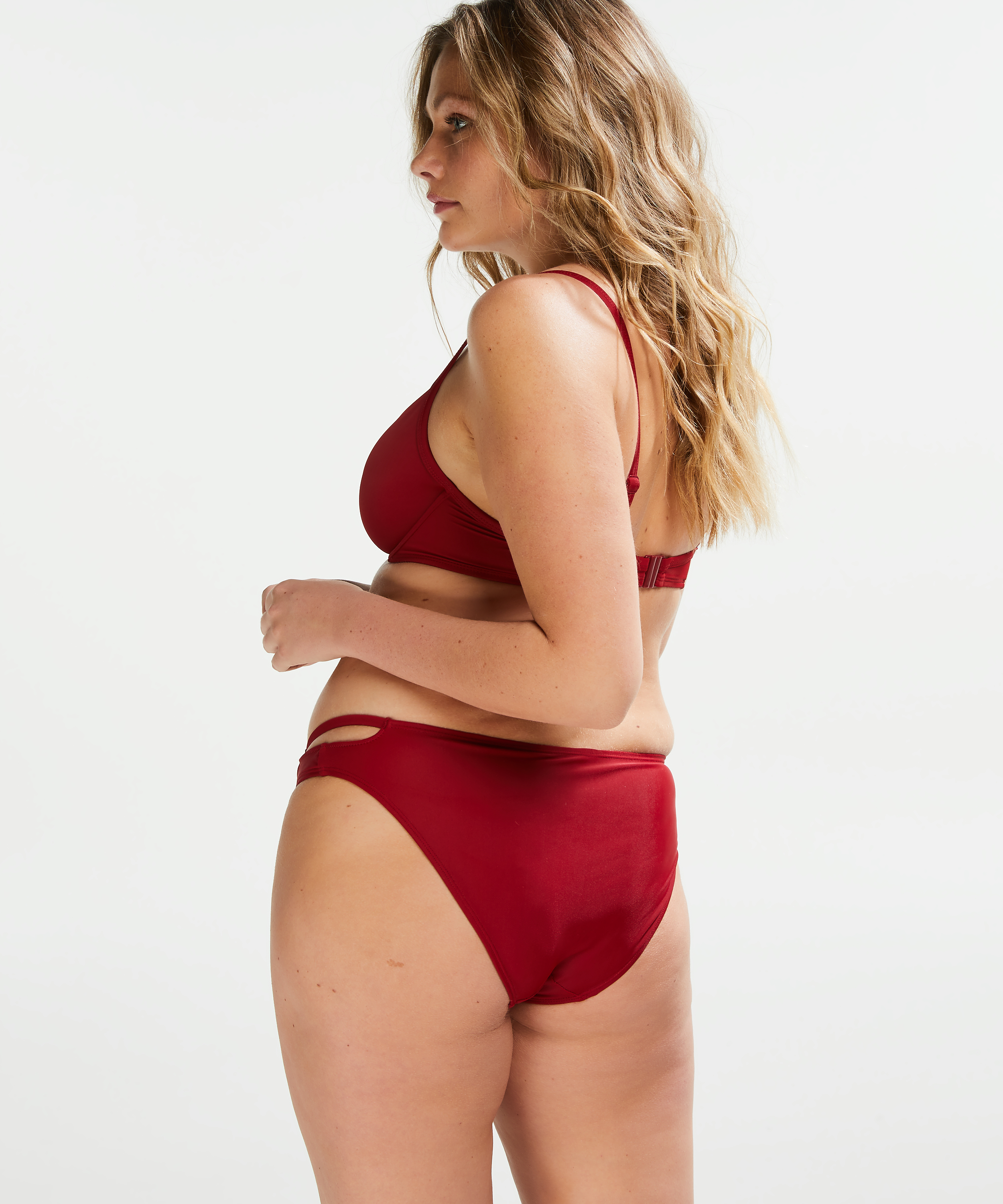 Pagoda Rio Bikini Bottoms, Red, main