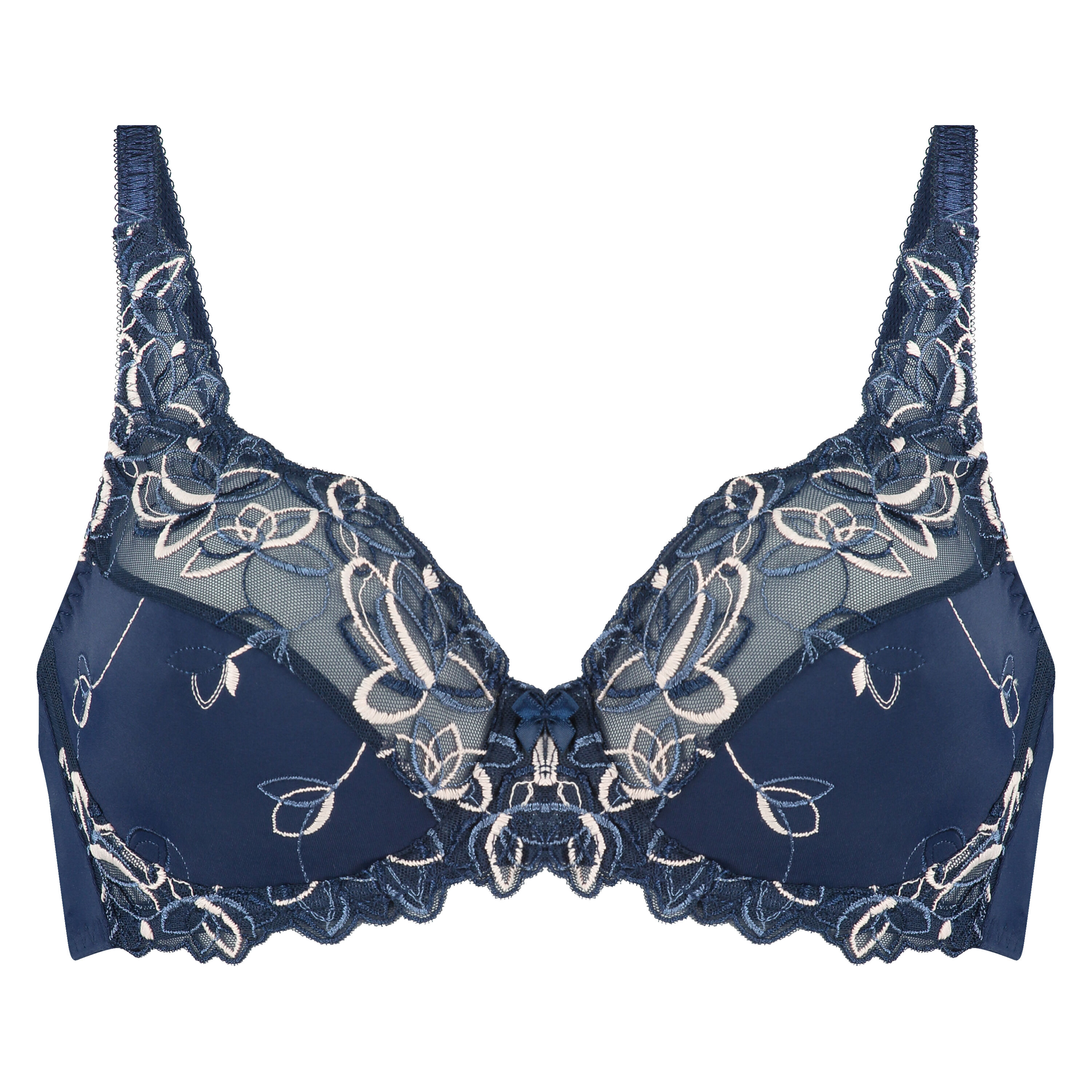 Diva Non-Padded Underwired Bra, Blue