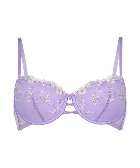 Lillia Padded Underwired Bra, Purple