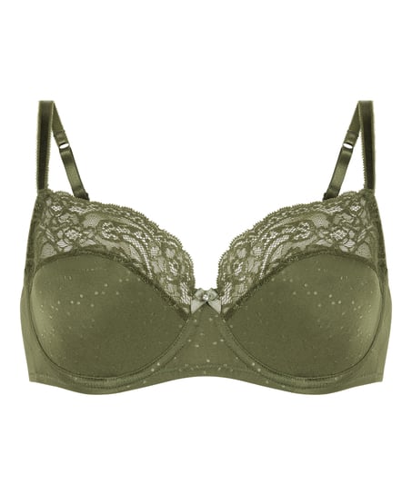 Sophie Non-Padded Underwired Bra, Green