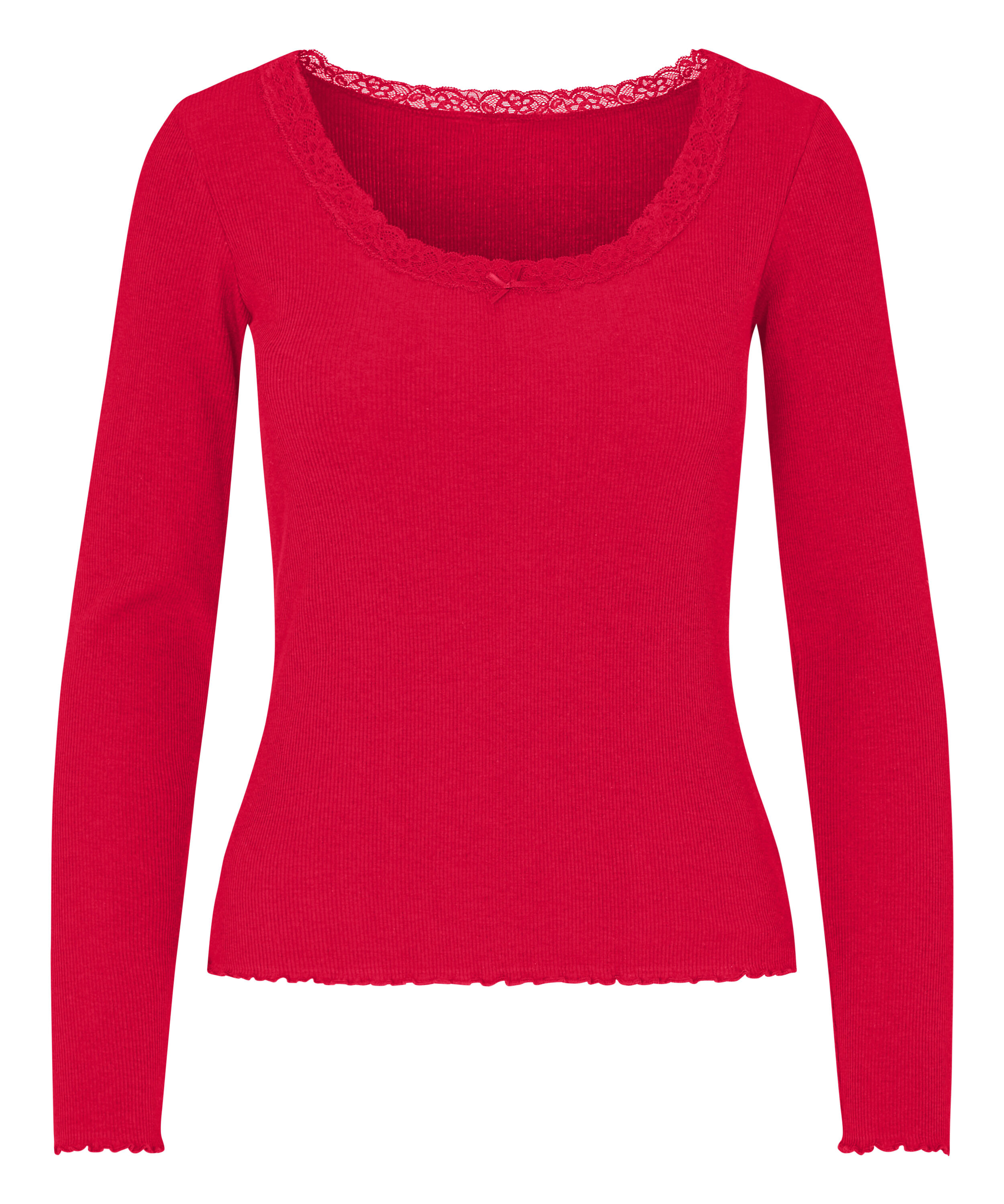 Top Jersey Lace, Red