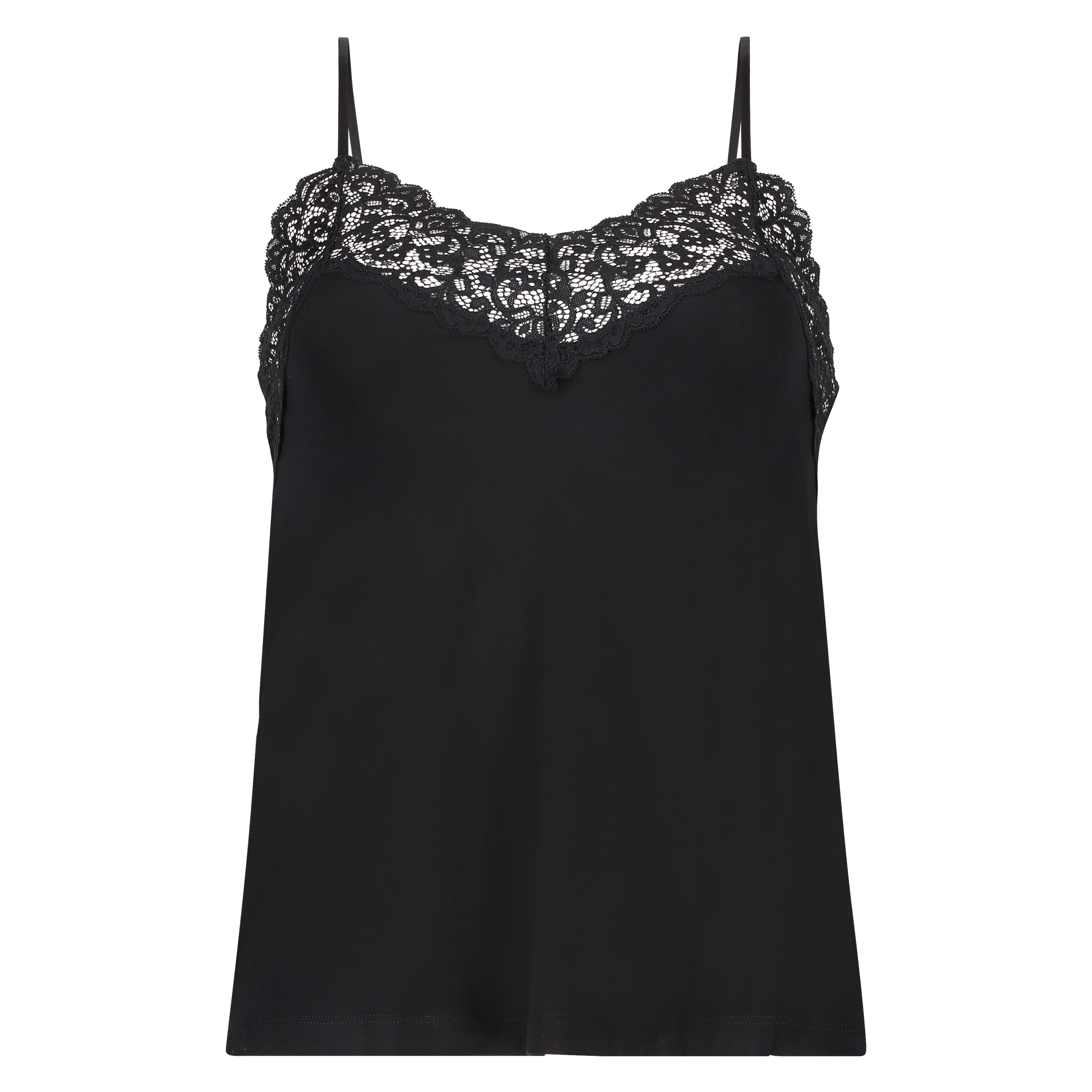 A-Line Jersey Cami Top, Black, main