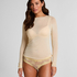 super soft Boatneck shirt with Cashmere, Yellow