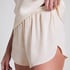 Short Satin Minimal, White