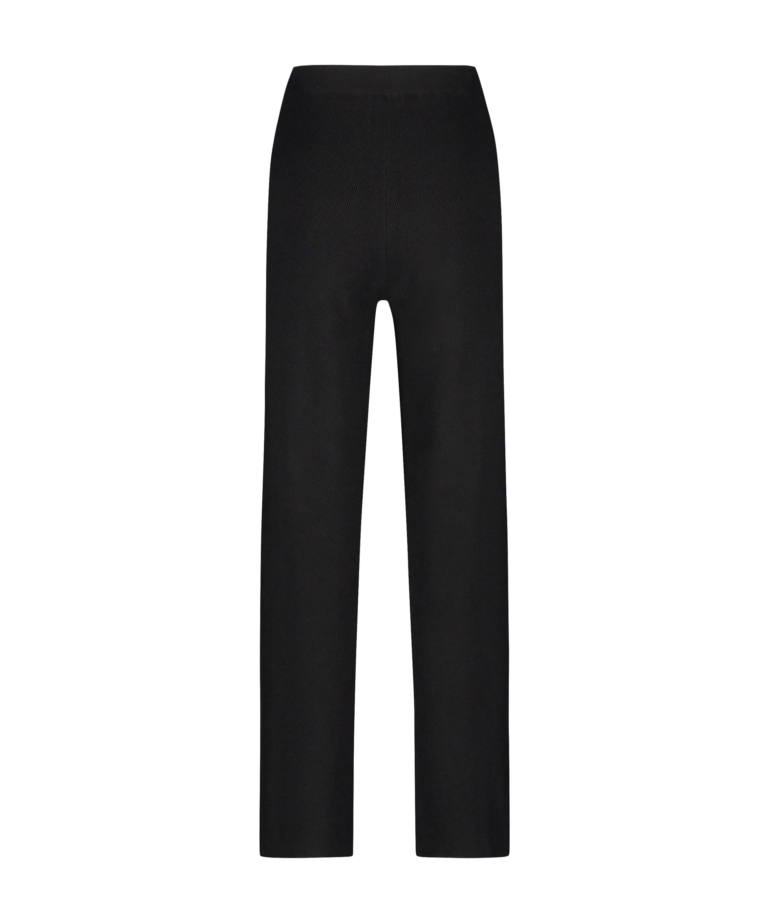 Premium Long Pants Knitted, Black, main