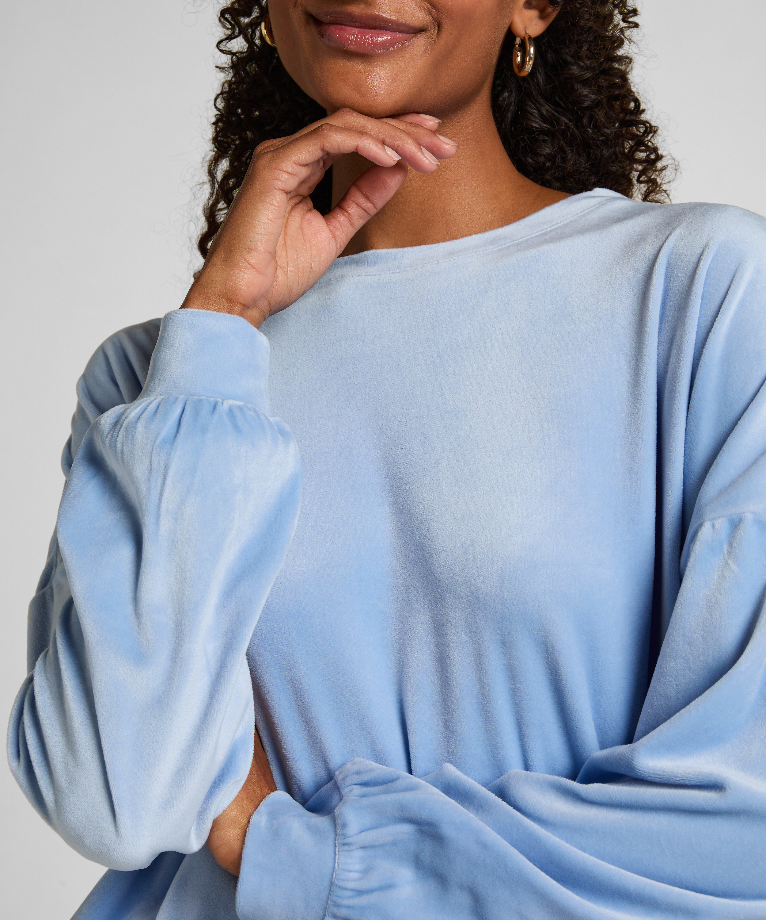 Velours Top, Blue, main