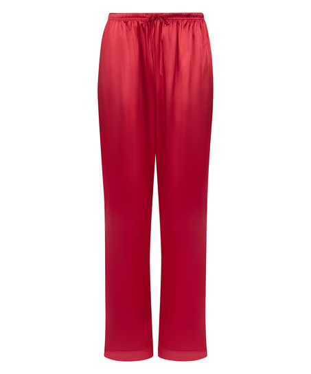 Satin Trousers, Red