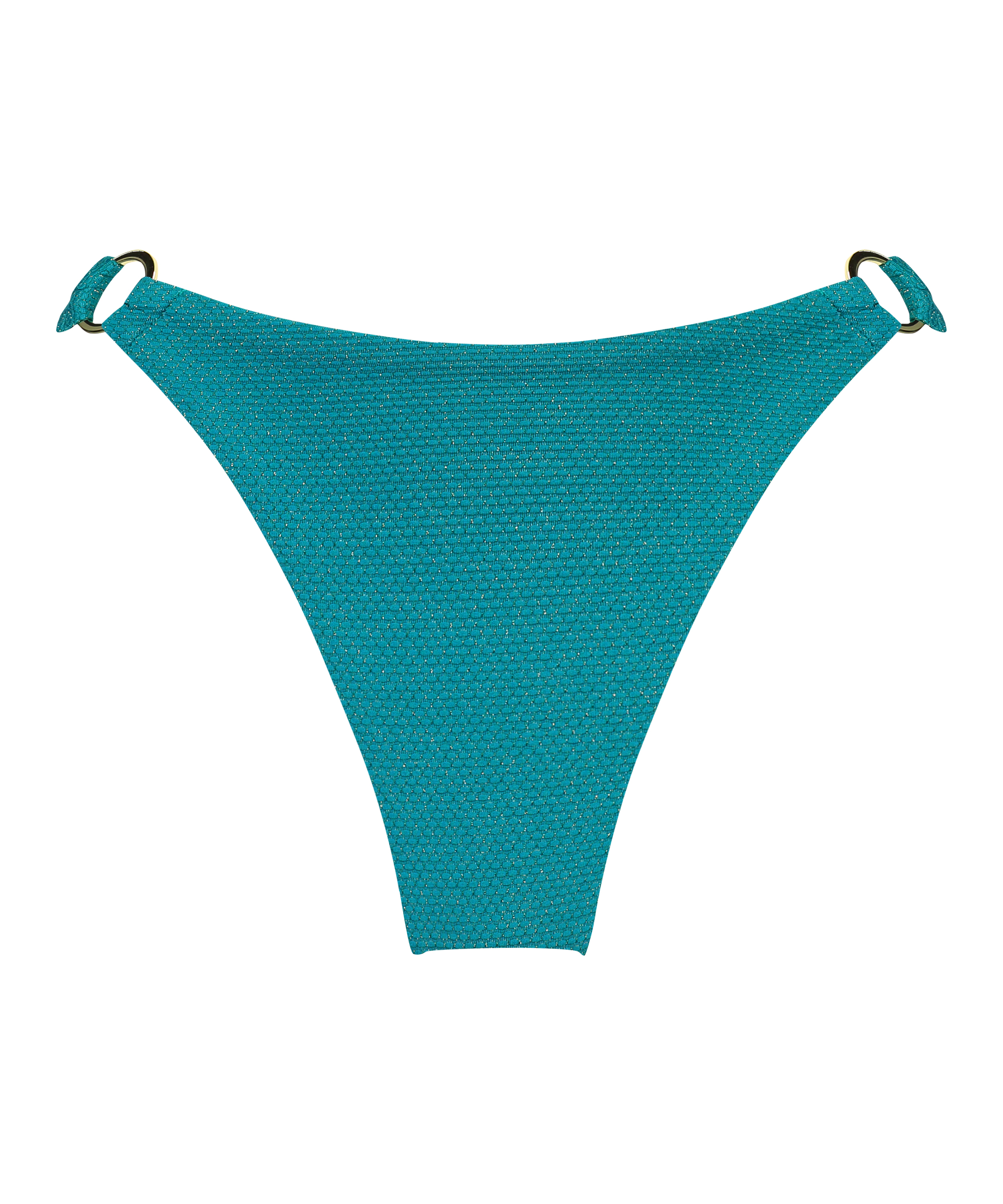 Relief High-Leg Bikini Bottoms, Green, main