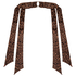 Satin Wrist Ties, Brown
