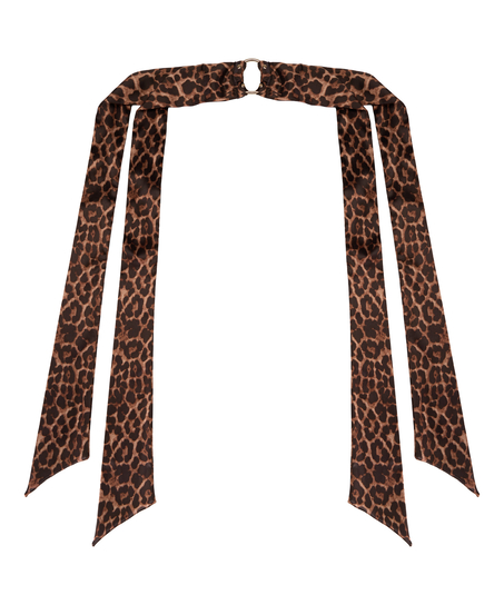 Satin Wrist Ties, Brown