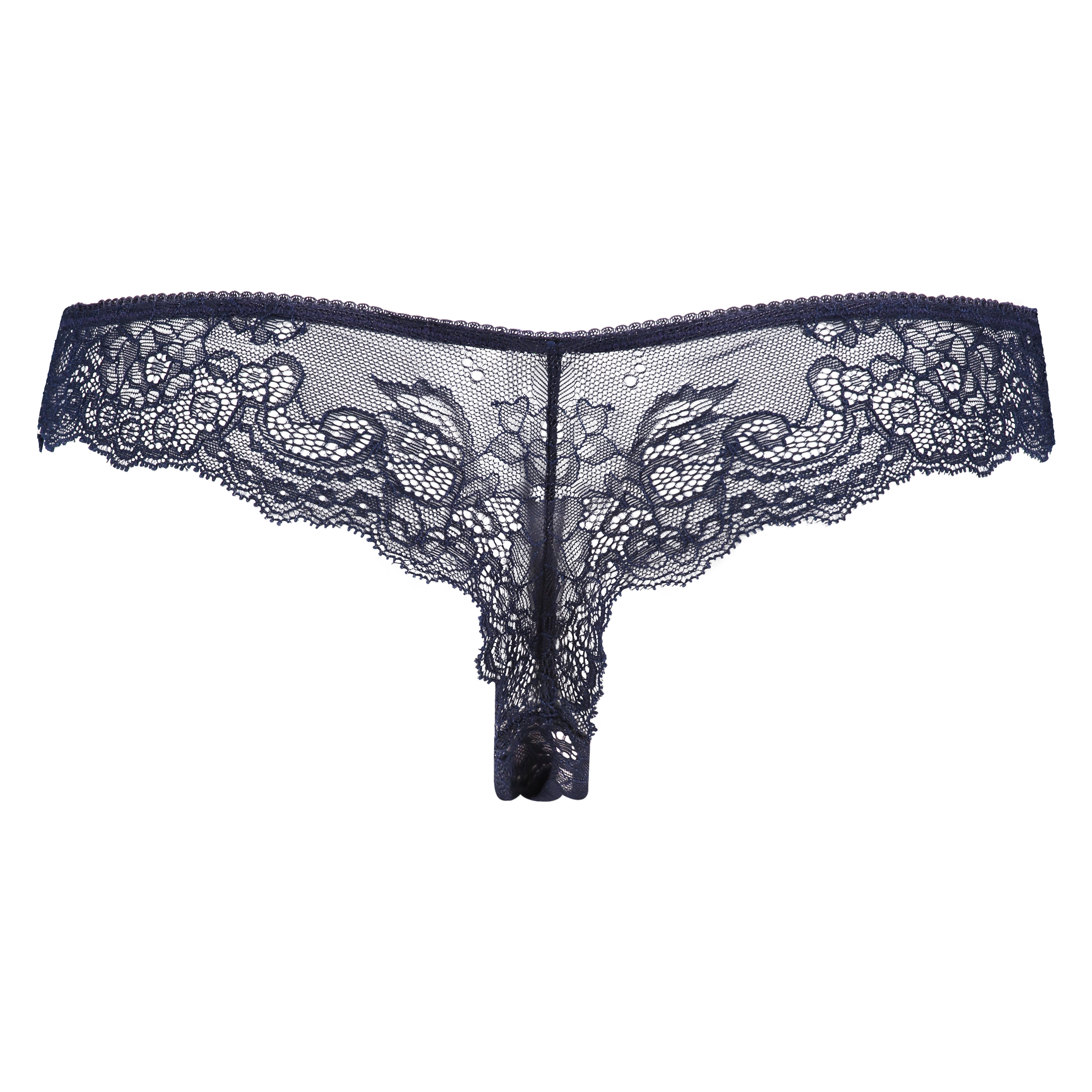 Contrast Ultra Low V-Thong, Blue, main