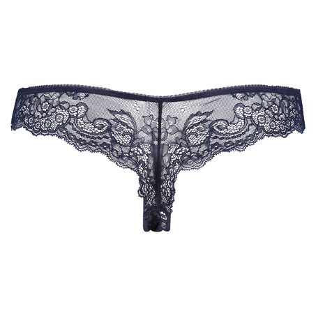 Contrast Ultra Low V-Thong, Blue