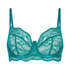 Isabelle non-padded underwired bra, Green