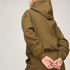 Hoodie brushed sweat, Green