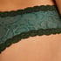 V-shaped Brazilian knickers mesh, Green