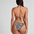 Cheeky Bikini Bottom Leopard, Black