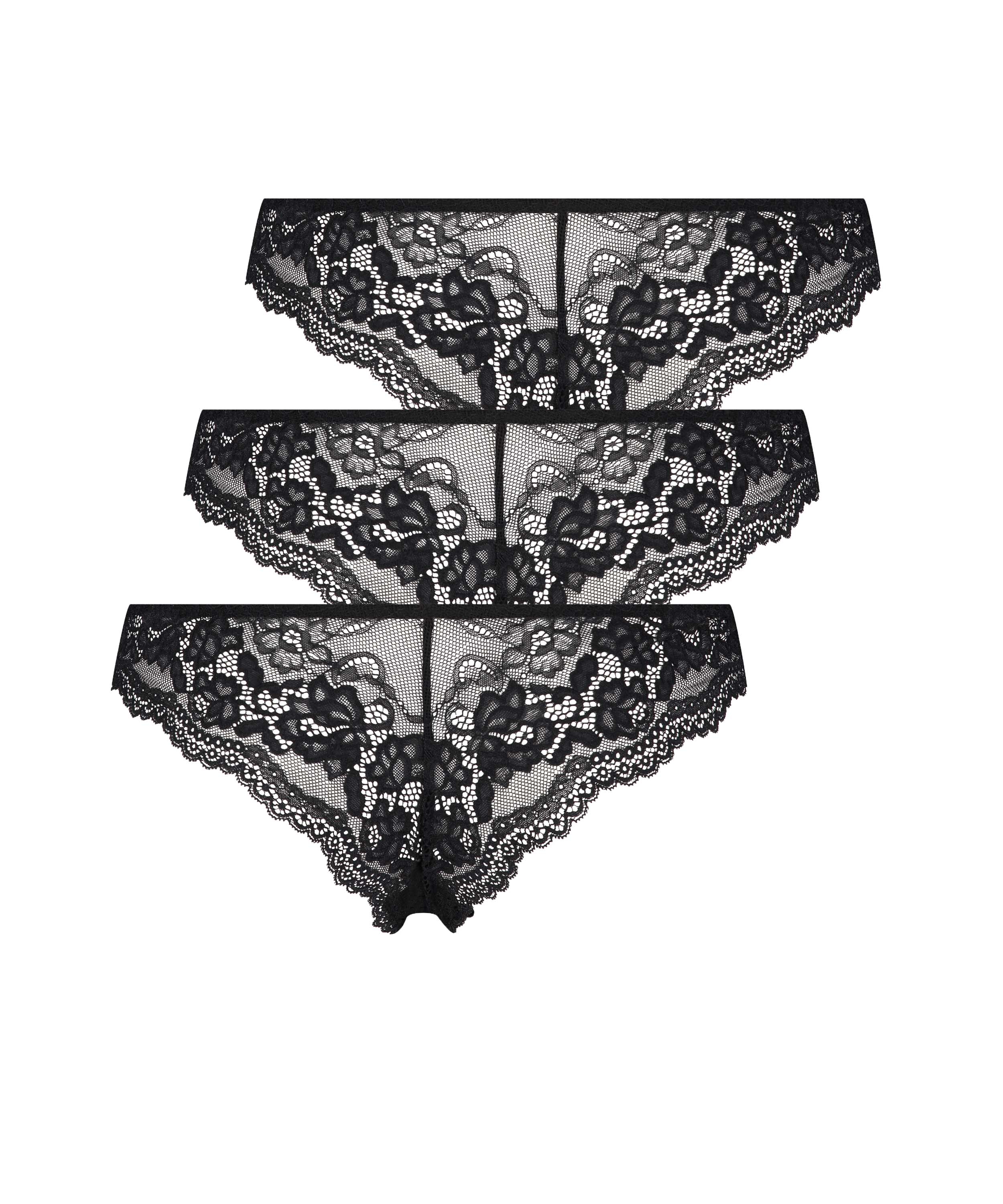 3-pack Chelsea Brazilian, Black, main