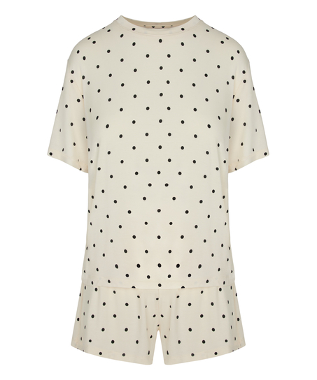 Pyjama Set Loose, White