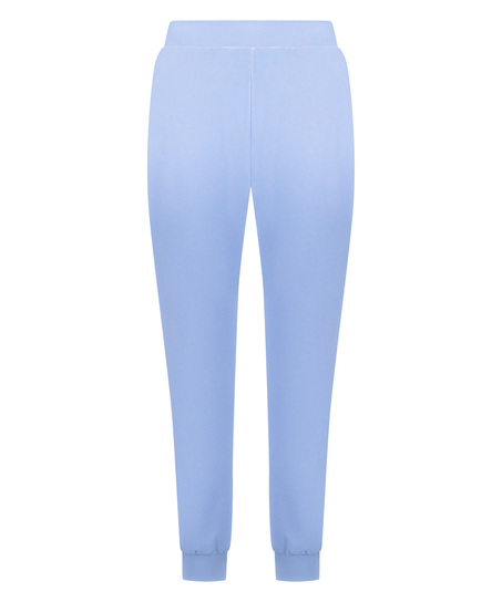 Velours Jogging Pants, Blue