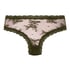 V-shaped Brazilian knickers mesh, Green