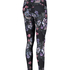 HKMX High Waisted Flower Sports Leggings, Black