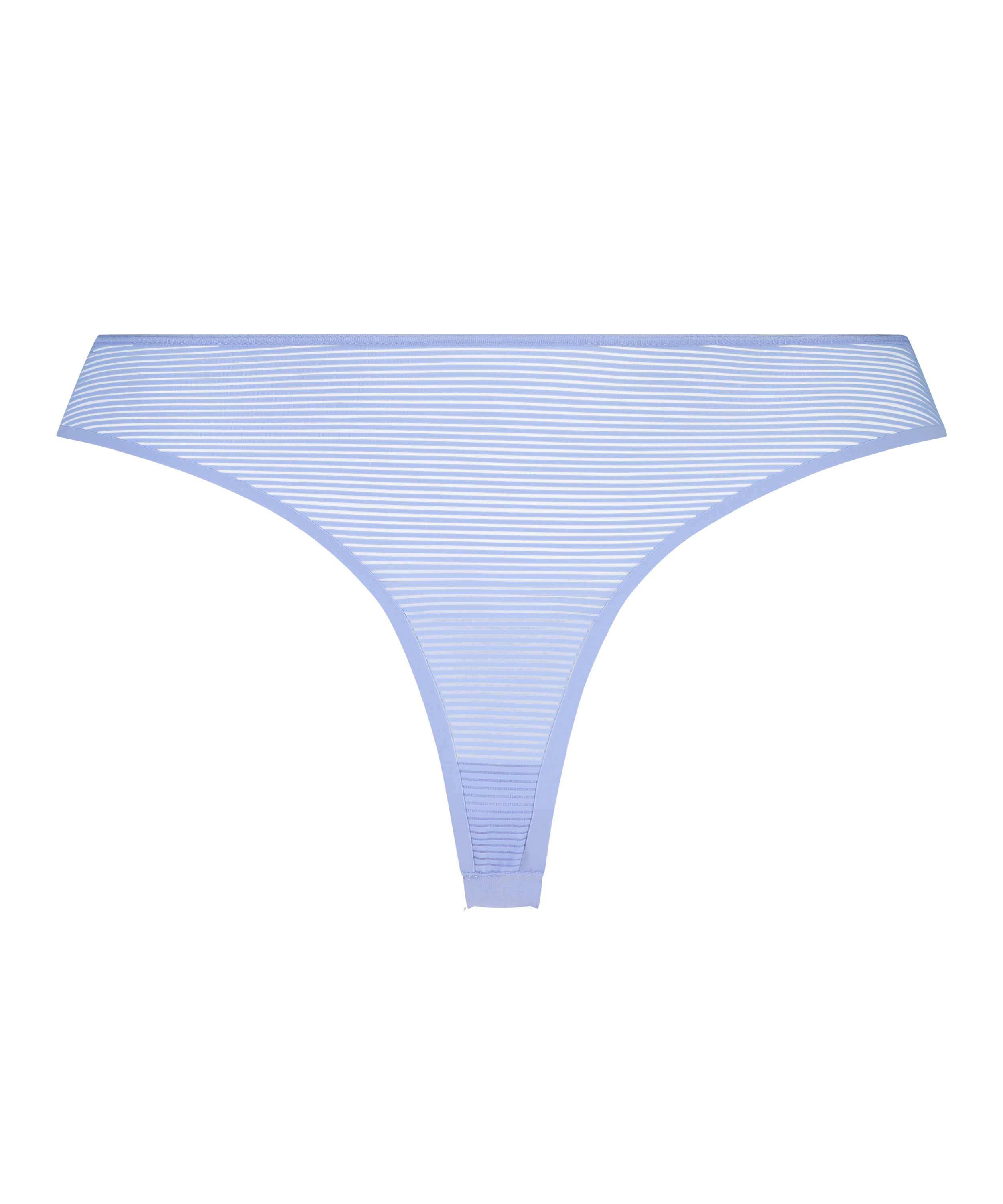 Invisible thong Stripe mesh, Blue, main