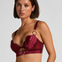 Marjolein Padded Underwired Longline Bra, Red