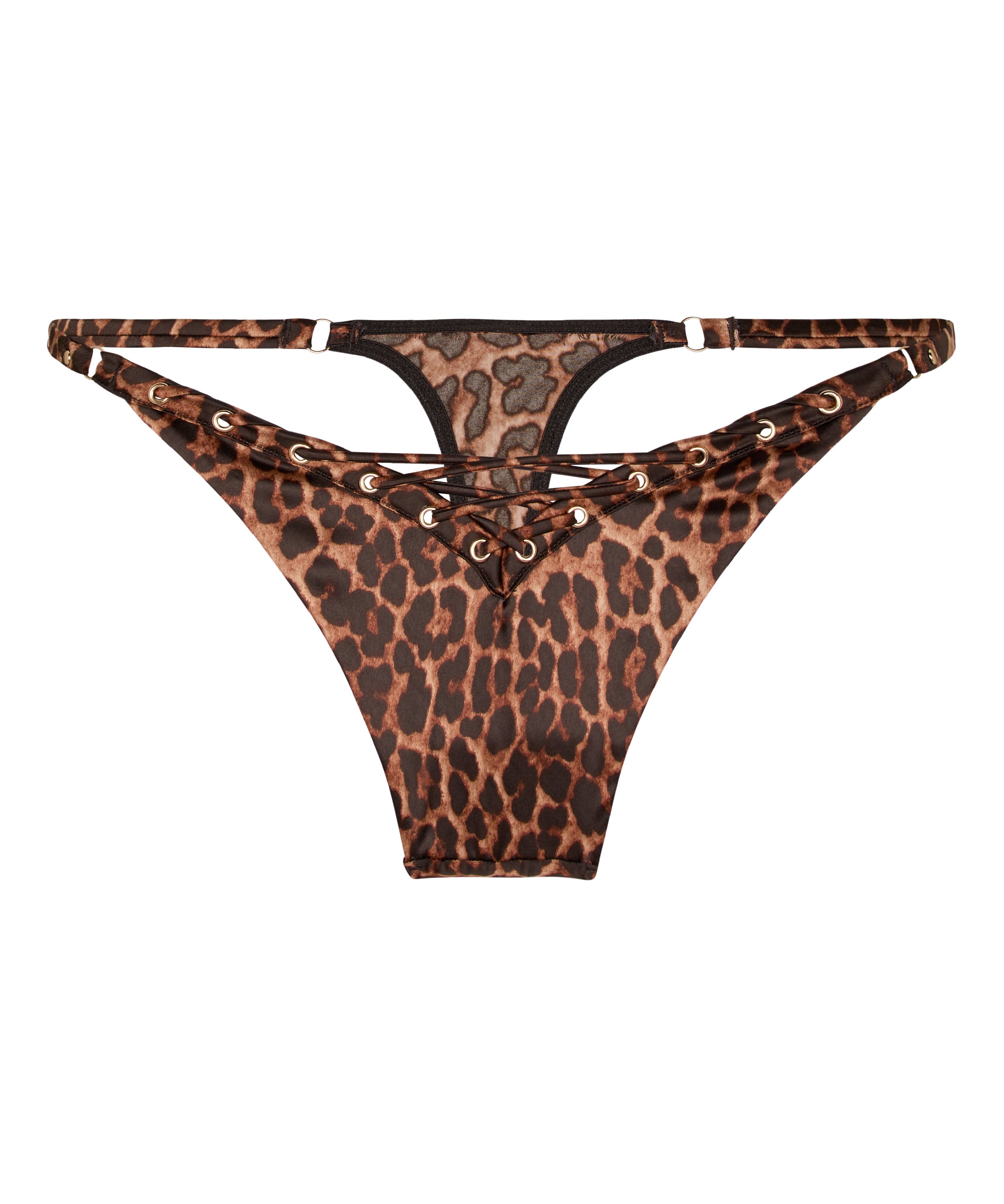 Highleg Thong Quinn, Brown, main