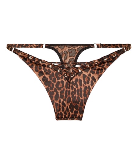 Highleg Thong Quinn, Brown