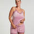 Velvet lace shorts, Purple
