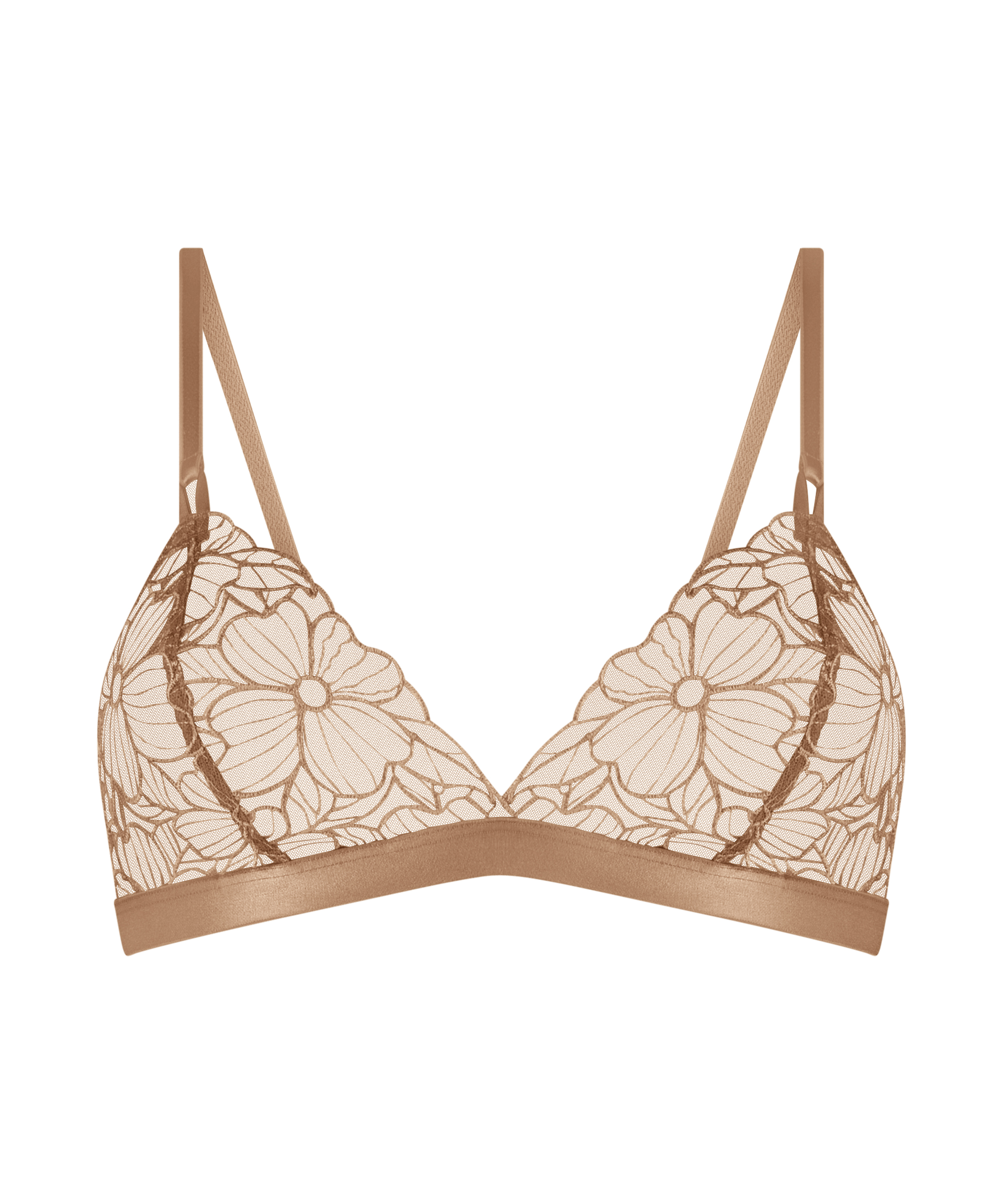 Anya Bralette, Brown, main