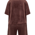 Pyjama Set Velours, Brown