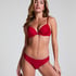 Invisible Lace Back Brazilian, Red