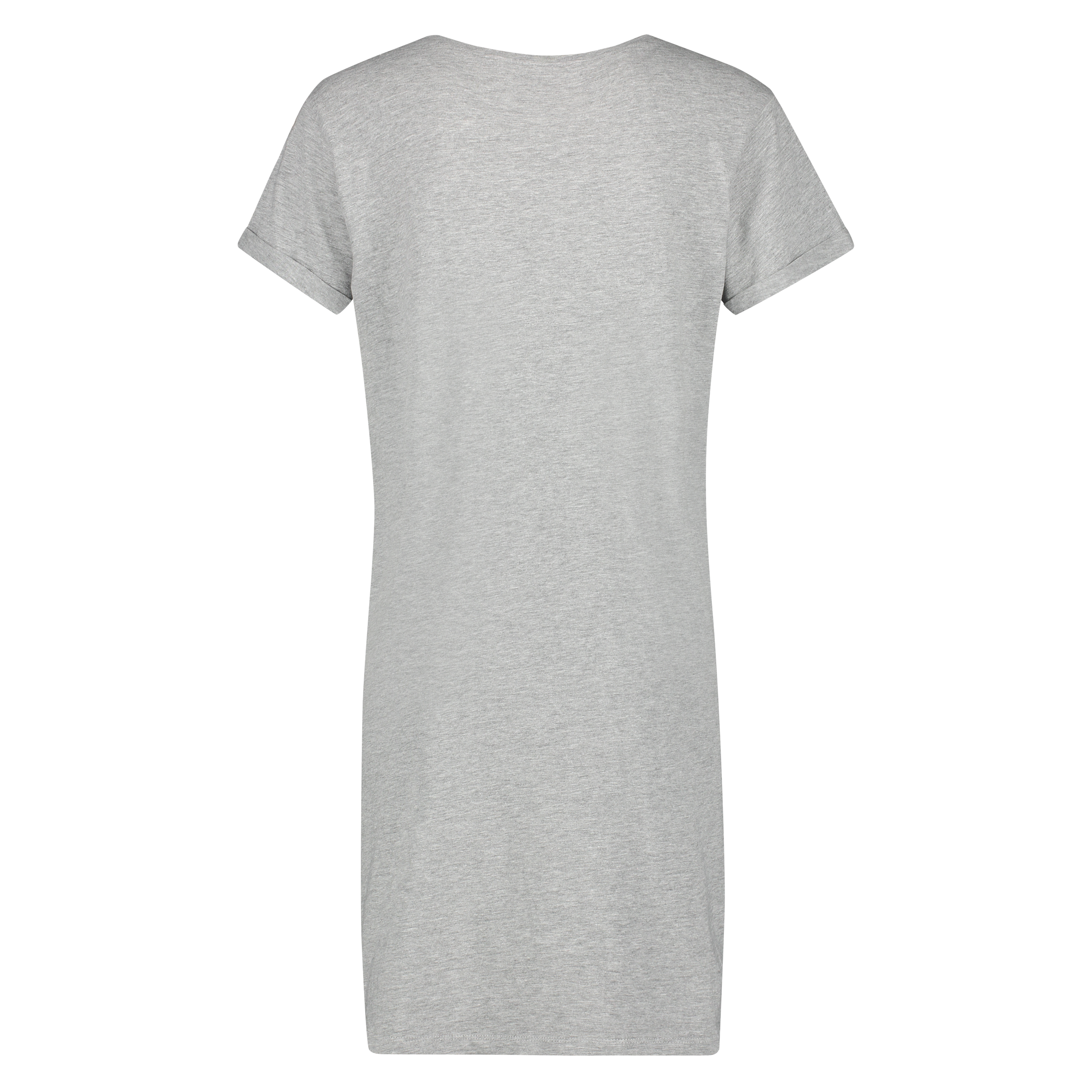 Round Neck Nightshirt, Gray, main
