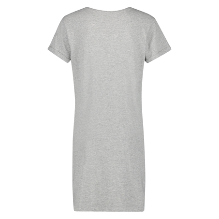 Round Neck Nightshirt, Gray