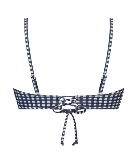 Seychelles Bikini Crop Top, Blue