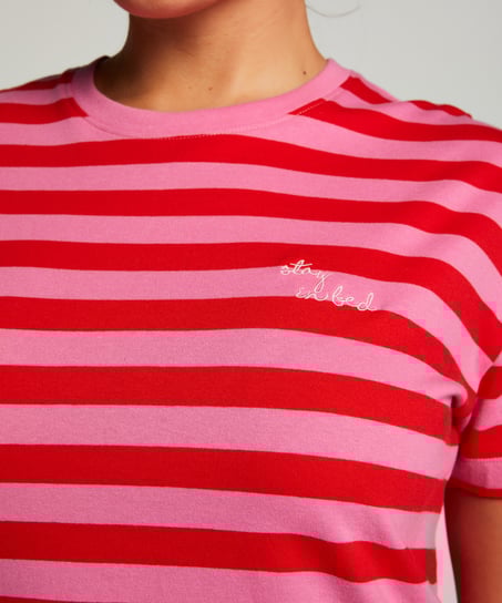 Round Neck Nightshirt, Pink