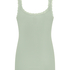 Singlet Rib Jersey Lace, Green