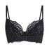 Marine Non-Padded Underwired Bra, Black