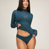 super soft Turtleneck Shirt with Cashmere, Blue